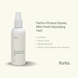 Fiurka Parfum Sepatu 60ml – Anti Bau & Anti Bakteri, Wangi Tahan Lama, Bisa untuk Helm - Wangi Leaf Blossom (Copy) (Copy)
